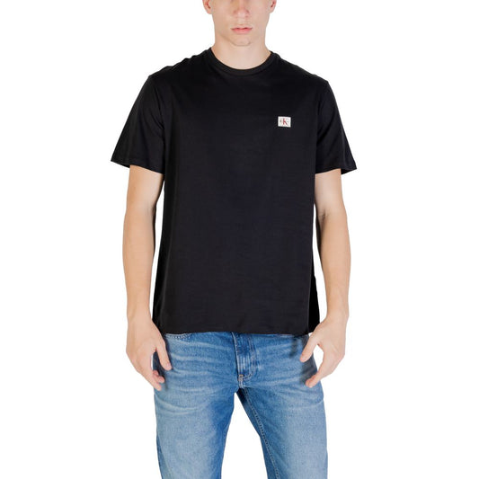 Calvin Klein Jeans Black Cotton T-Shirt