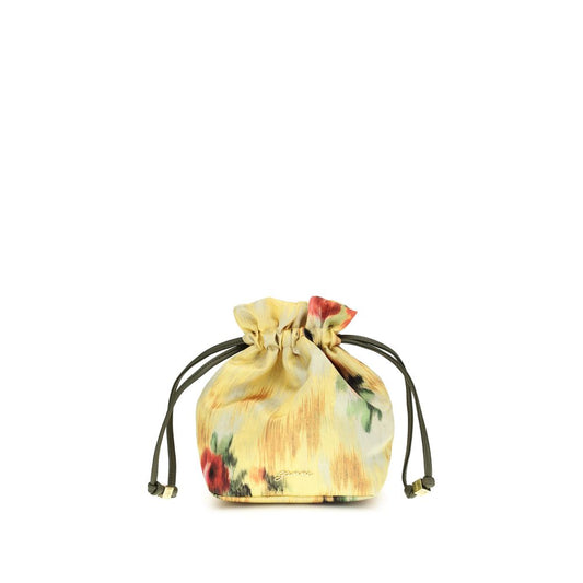 Ganni Bicolor Recycled Cotton Wallet