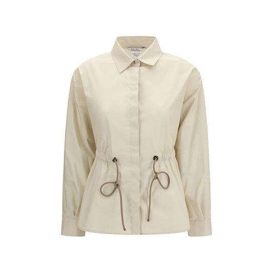 Max Mara Beige Cotton Shell Jacket