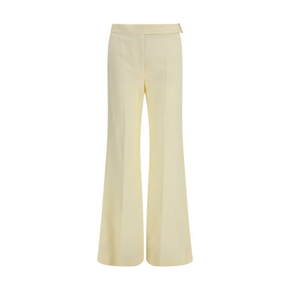 Max Mara Bicolor Viscose Flared Pants