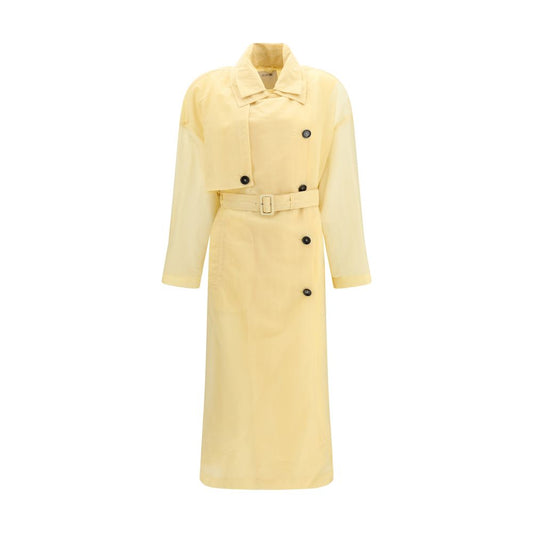 Max Mara Beige Nylon Trench Coat