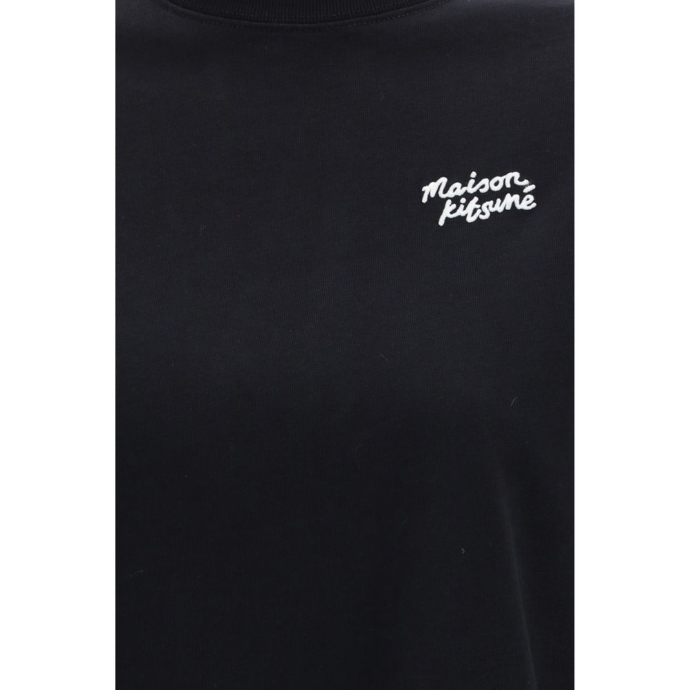 Maison Kitsuné Black Cotton T-Shirt