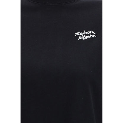 Maison Kitsuné Black Cotton T-Shirt