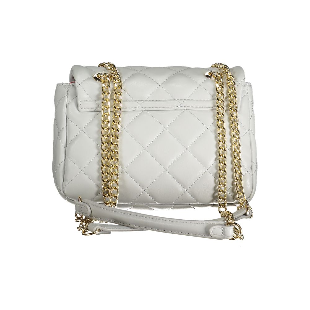 Mario Valentino Gray Polyethylene Handbag