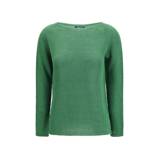 'S Max Mara Bicolor Linen Sweatshirt