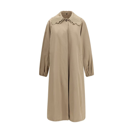 Fabiana Filippi Beige Polyester Coat