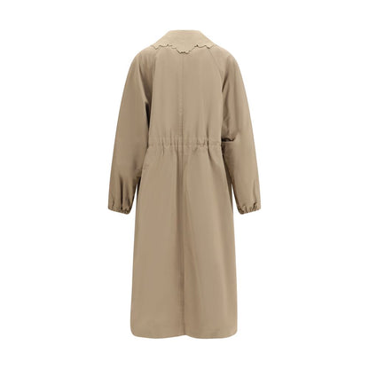 Fabiana Filippi Beige Polyester Coat