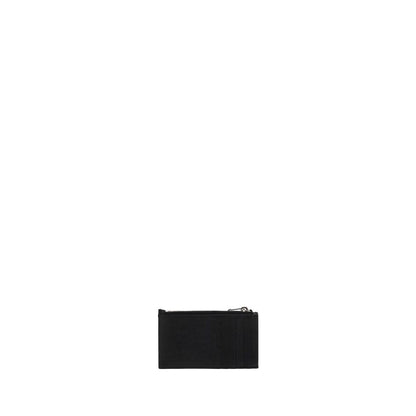 Saint Laurent Black Leather Wallet