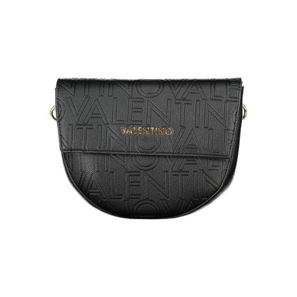 Mario Valentino Black Polyurethane Women Handbag
