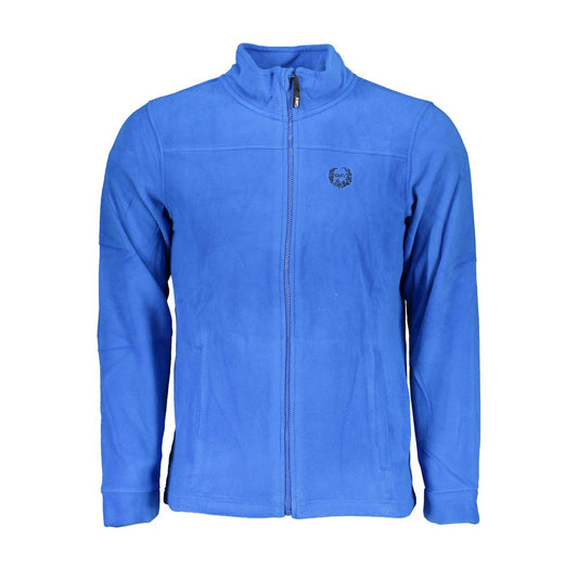 Sweatshirt by Gianmarco Venturi for men in polyester blue features an exquisite silhouette, showcasing long-sleeve and details for a exquisite look.