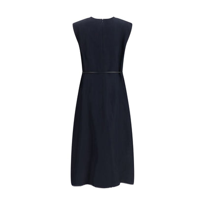 Fabiana Filippi Blue Polyamide Long Dress