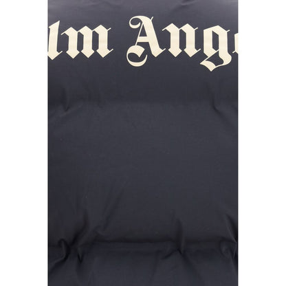Palm Angels Black Polyamide Sleveless Jacket