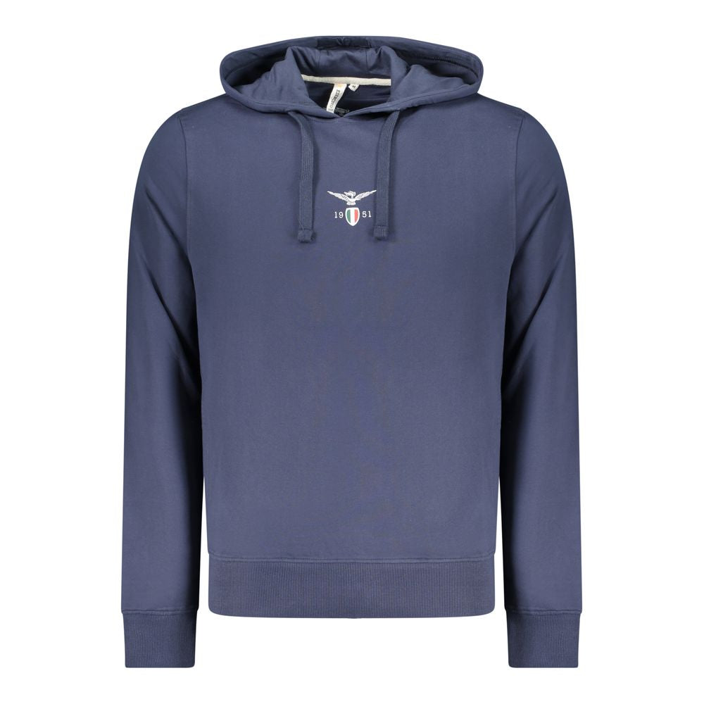 Sweatshirt by Accademia Militare for men in cotton blue features an exquisite silhouette, showcasing and details for a exquisite look.