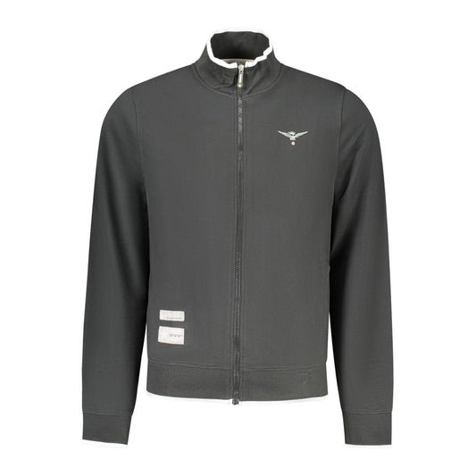 Accademia Militare Black Cotton Mens Sweatshirt