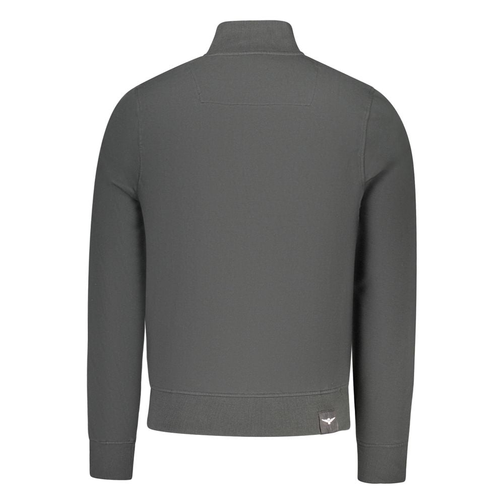 Accademia Militare Black Cotton Men's Sweatshirt