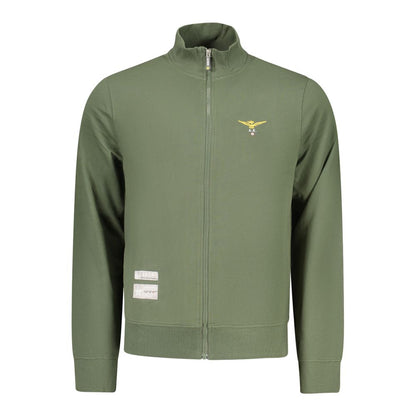 Sweatshirt by Accademia Militare for men in cotton green features an exquisite silhouette, showcasing and details for a exquisite look.