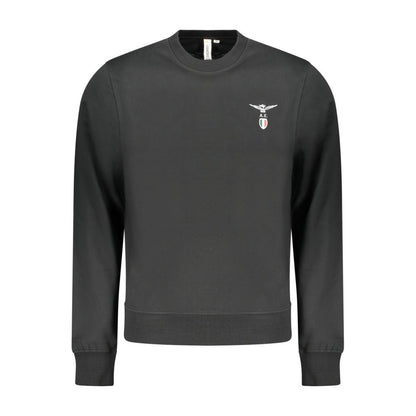 Accademia Militare Black Cotton Mens Sweatshirt