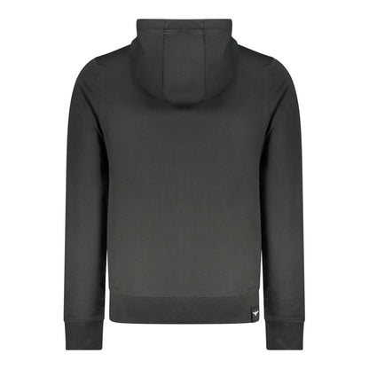 Accademia Militare Black Cotton Mens Sweatshirt
