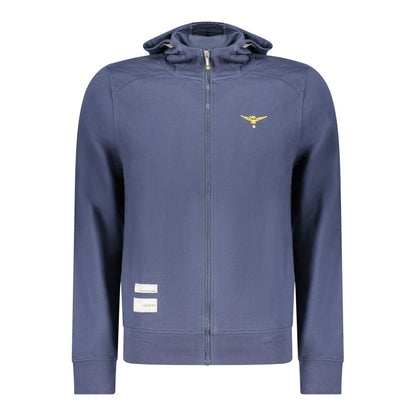 Accademia Militare Blue Cotton Mens Sweatshirt