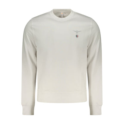 Sweatshirt by Accademia Militare for men in cotton white features an enviable silhouette, showcasing a premium and refined for a truly enviable finish.