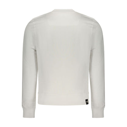 Sweatshirt by Accademia Militare for men in cotton white showcases a slouchy chic silhouette, artfully detailed with a slouchy chic and for a slouchy chic finish.