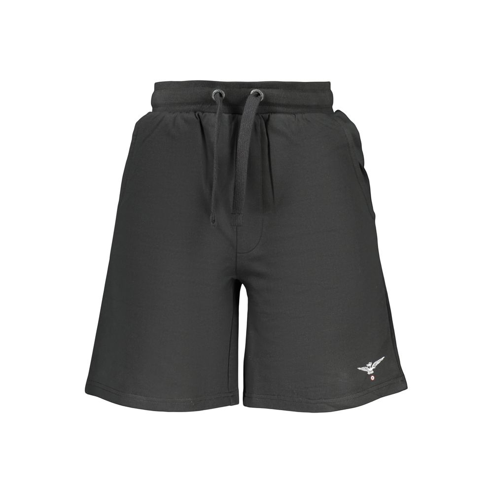 Accademia Militare Black Cotton Men's Sweatpants