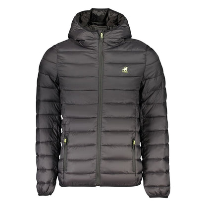 U.S. Grand Polo Black Polyester Men's Jacket