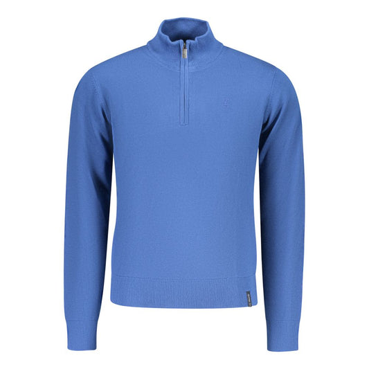 Sweatshirt by U.S. Grand Polo for men in cotton polyester beige & blue features a unrivaled silhouette with a refined and unrivaled long-sleeve detailing for a sophisticated look.