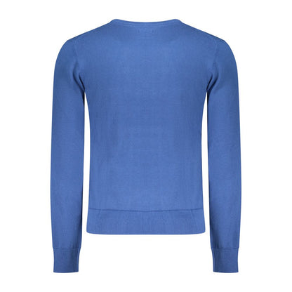 U.S. Grand Polo Blue Cotton Men Sweater