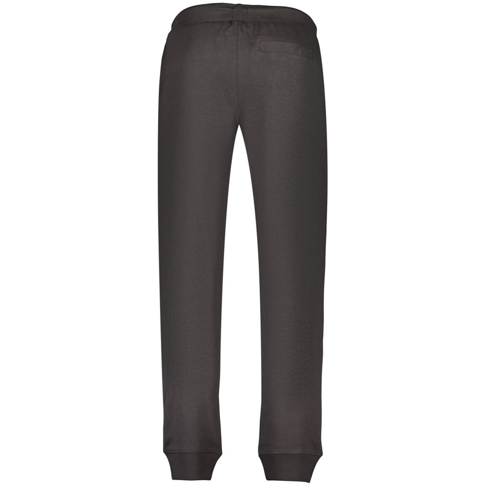 Joggers by U.S. Grand Polo for men in cotton polyester black, blue & print features an refined tailoring silhouette, showcasing a premium with a and long cut for a refined tailoring look.