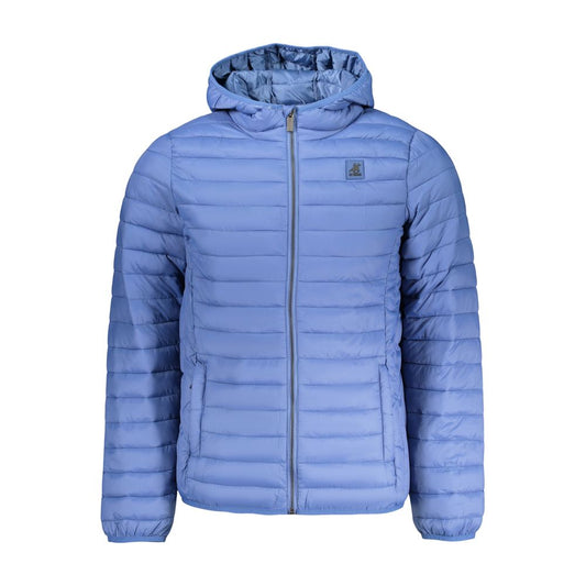 Windbreaker Jacket by U.S. Grand Polo for men in cotton polyester blue & print showcases a urban chic silhouette, detailed with a urban chic and functional pockets & windproof for a polished finish.