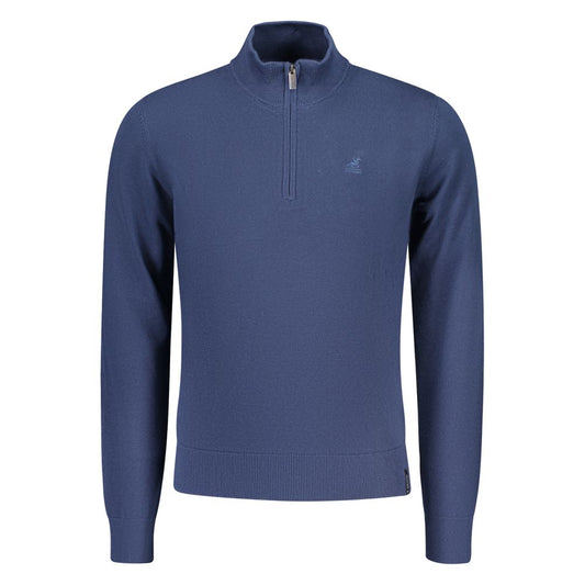 Sweatshirt by U.S. Grand Polo for men in cotton blue features a unrivaled silhouette with a refined and unrivaled detailing for a sophisticated look.