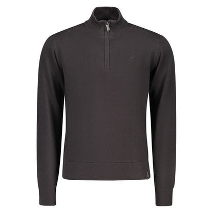 U.S. Grand Black Cotton Men Sweater