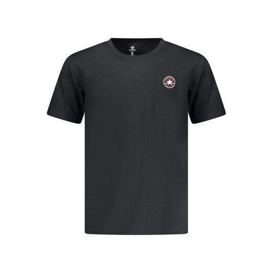 T-Shirt by Converse for men in cotton canvas black, gray & print showcases a unassuming silhouette, artfully detailed with a refined crew neckline and unassuming for a sophisticated, contemporary look.