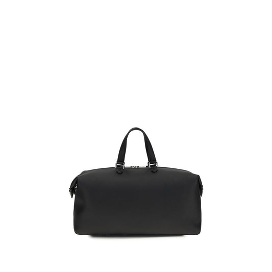 Travel Duffel Bag by Fendi for men in calf leather nylon & palladium black & palladium features an versatile Lui Calf Leather Nylon & Palladium Travel Duffel Bag design with a secure snap & zipper, versatile , and versatile shoulder-strap, adjustable-strap & handle for a versatile finish.