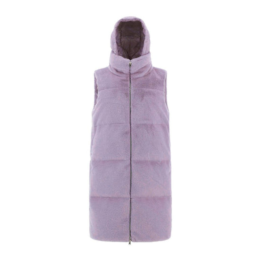 Herno Purple Polyamide Coat