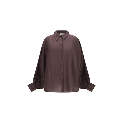 SOSUE Brown Cotton Shirt