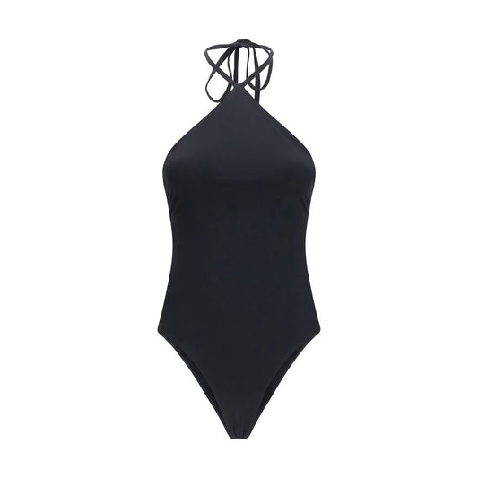 Jacquemus Black Polyamide One-Piece Swimsuit