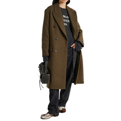 Acne Studios Brown Fibers Coat