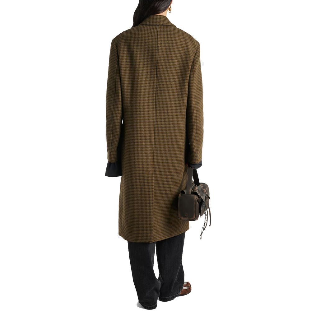Acne Studios Brown Fibers Coat