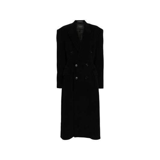 Balenciaga Black Cashmere Coat