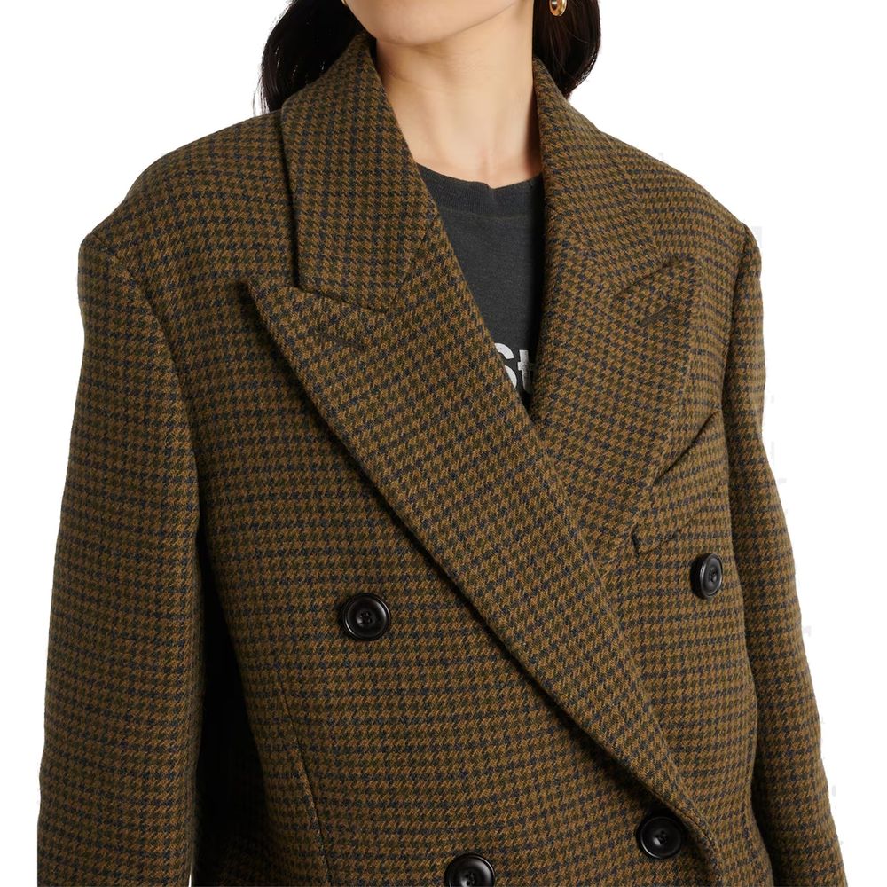 Acne Studios Brown Fibers Coat