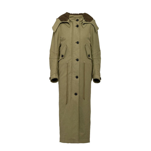 Prada Bicolor Polyamide Coat
