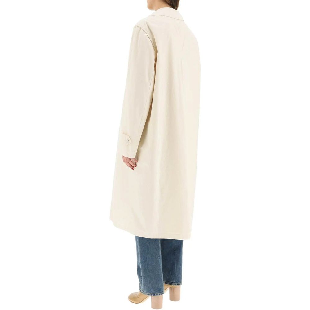 Maison Margiela White Cotton Coat