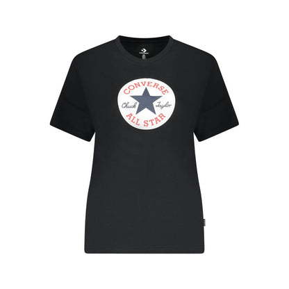 Converse Black Cotton Polo Shirt
