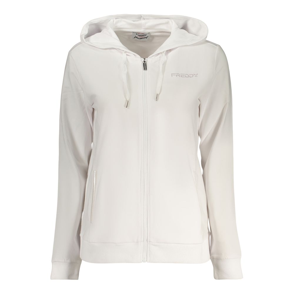 Freddy White Cotton Sweatshirt