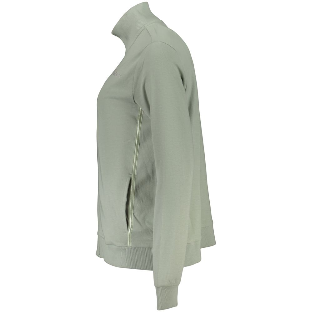 Sweatshirt by Freddy for women in cotton & rhinestone black, green & print presents a smart casual silhouette, featuring a smart casual and for a sophisticated look.