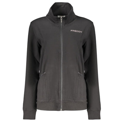 Freddy Black Cotton Sweatshirt