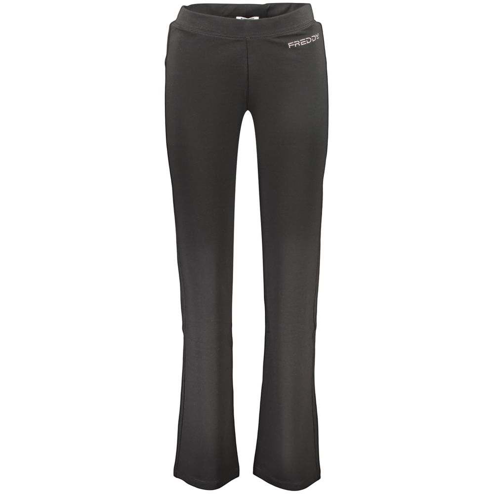 Freddy Black Cotton Joggers (Workout Pants)