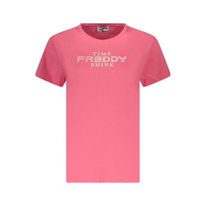 Freddy Pink Cotton T-Shirt